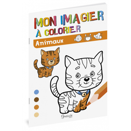 ANIMAUX MON IMAGIER A COLORIER