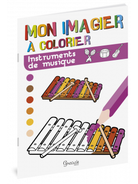 INSTRUMENTS DE MUSIQUE MON IMAGIER A COLORIER