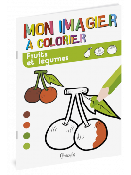 FRUITS ET LEGUMES MON IMAGIER A COLORIER