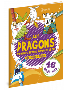 LES DRAGONS MES CAHIERS A COLORIER