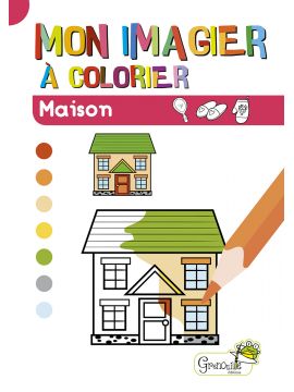 MAISON MON IMAGIER A COLORIER