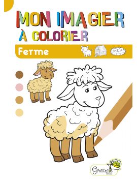 FERME MON IMAGIER A COLORIER