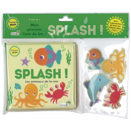 LIVRE BAIN - SPLASH! LES ANIMAUX DE LA MER