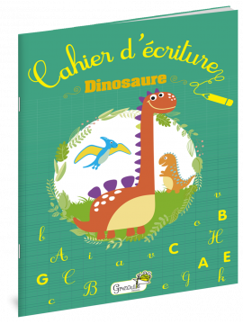 CAHIER D'ECRITURE - DINOSAURE