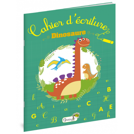 CAHIER D'ECRITURE - DINOSAURE