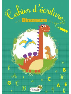 CAHIER D'ECRITURE - DINOSAURE