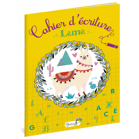 CAHIER D'ECRITURE - LAMA