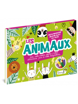 LES ANIMAUX MON PREMIER GRAND BLOC DE JEUX