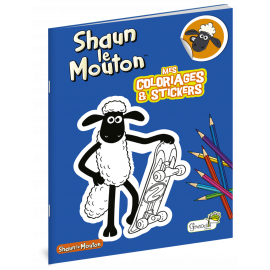 SHAUN LE MOUTON MES COLORIAGES ET STICKERS