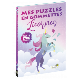 LICORNES MES PUZZLES EN GOMMETTES