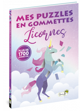 LICORNES MES PUZZLES EN GOMMETTES