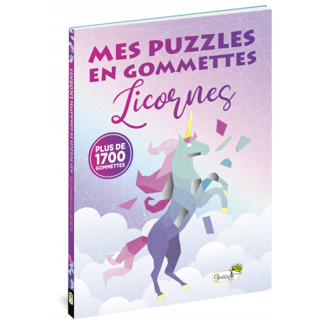 LICORNES MES PUZZLES EN GOMMETTES