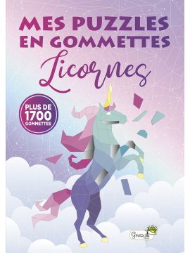 LICORNES MES PUZZLES EN GOMMETTES