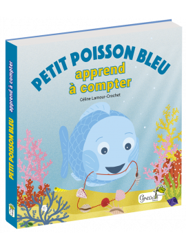 PETIT POISSON BLEU APPREND A COMPTER