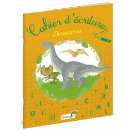 CAHIER D'ECRITURE - DINOSAURES