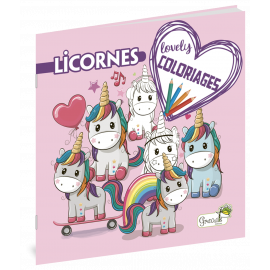 LICORNES - LOVELY COLORIAGES