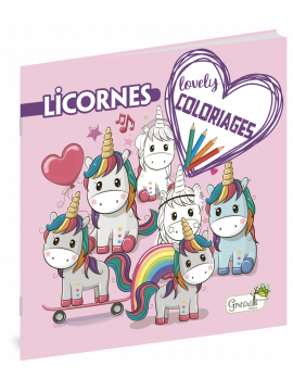 LICORNES - LOVELY COLORIAGES