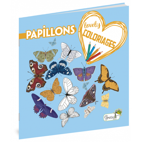 PAPILLONS - LOVELY COLORIAGES