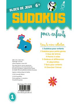 SUDOKUS POUR ENFANTS - 5 ANS ET +